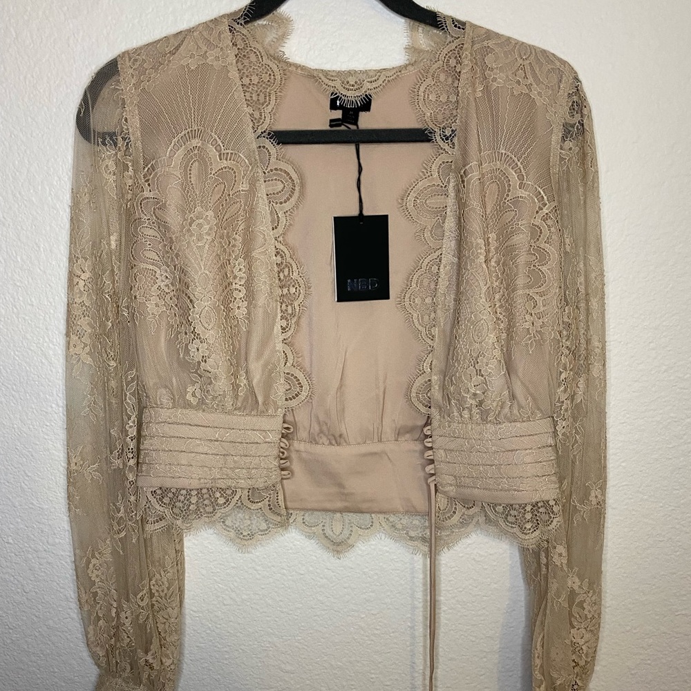 NBD lace corset tie too.